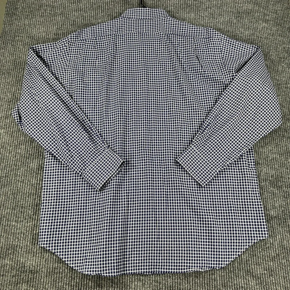 Polo Ralph Lauren Shirt Mens XL Blue Check Long Sleeve Button Up Curham Sport